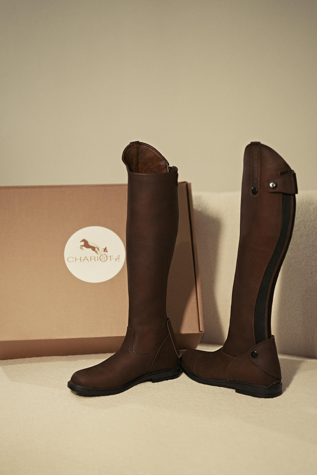 Chariot A Full Boots in Brown