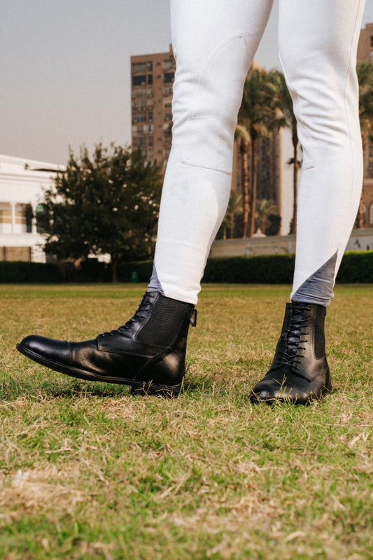 New Edition Short boots In Straps - Black color