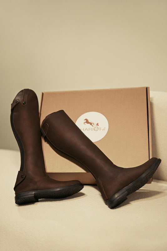 Chariot A Full Boots in Brown